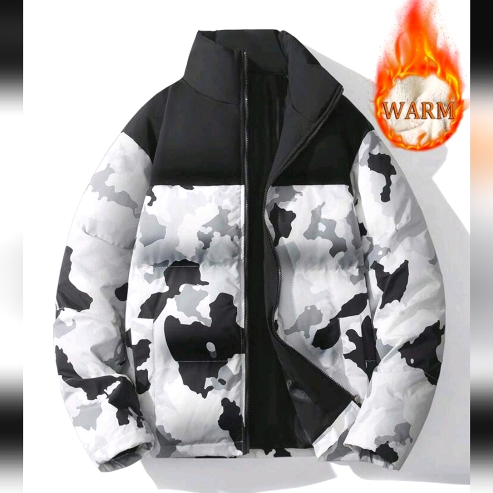 NEW! WINTER JACKET WHITE CAMO SIZE S